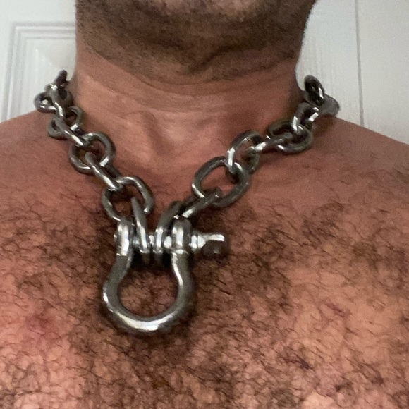 Chain & Anchor Shackle Fetish Necklace 🔥🔥🔥 - Picture 3 of 3